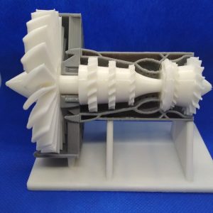 Technologia FFF-Materiał PLA-Model silnika turbowentylatorowego